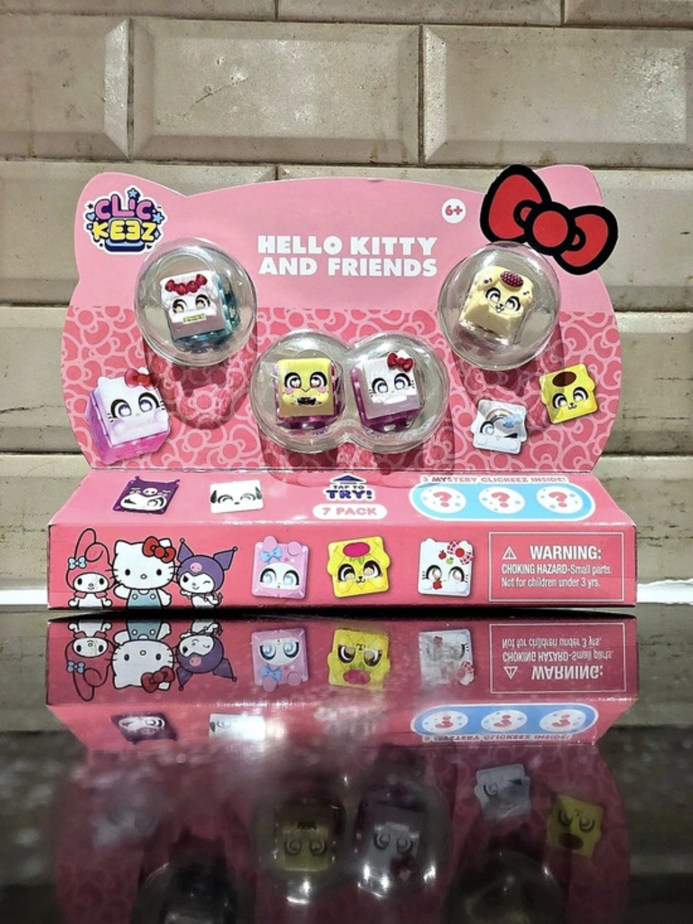 New in Box - Clickeez Series 1 Hello Kitty & Friends 7-Pack Set